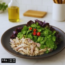 【免運4包組】 蔥香手撕雞雞肉絲 500G 平均一包$384.75 手撕雞 低GI 宴客 冷盤 熟食【陸霸王】