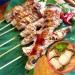 <杏鮑菇肉串>杏鮑菇捲豬肉片 蔬菜捲五花肉 串燒 烤肉推薦 【陸霸王】